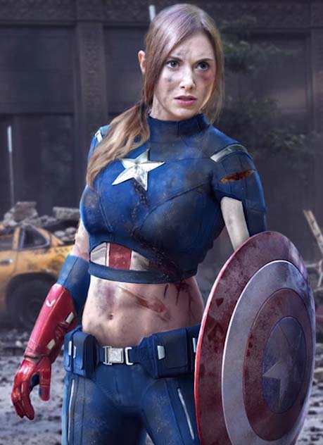 captain america cosplay