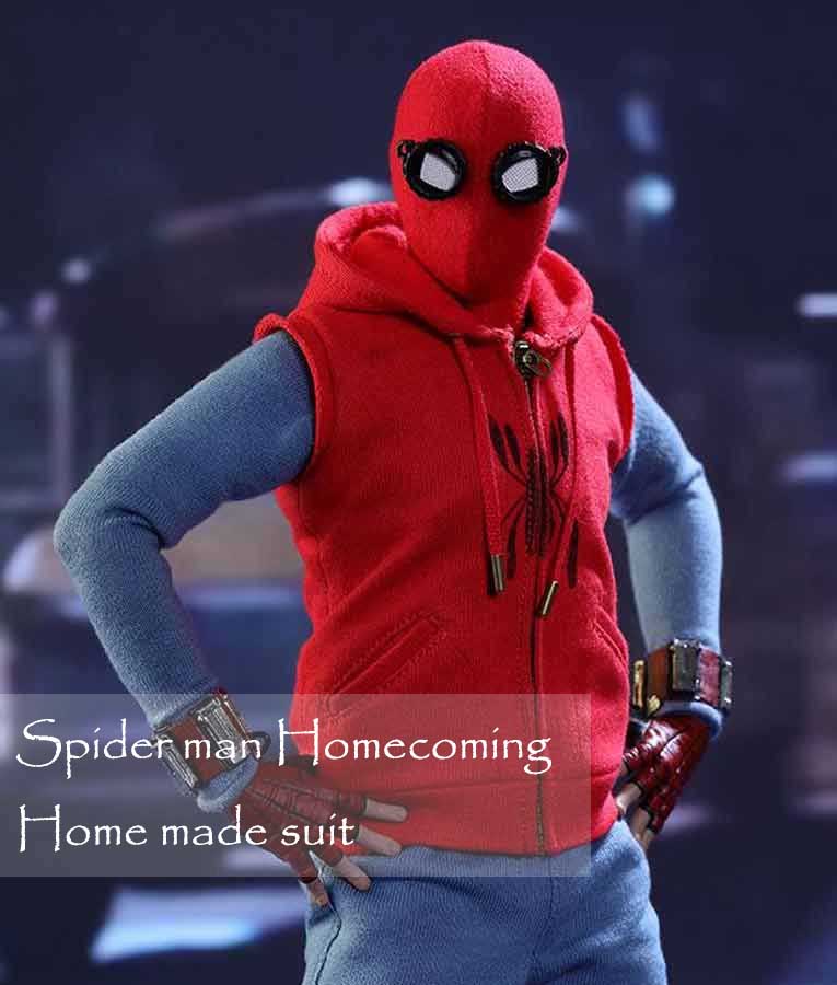 spider man homecoming home made suit